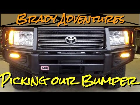 Picking a Front Bumper for our 100 Series Land Cruiser Overland Rig Build