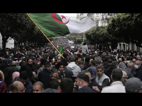 Algerians March on the 2-Year Anniversary of the Hirak Movement