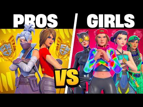 4 Mädchen gegen 2 Profis