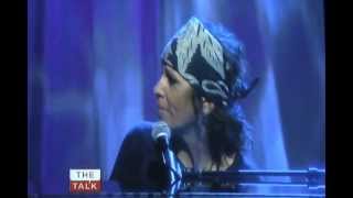 Linda Perry - &quot;A Letter to God&quot; performed on The Talk 5/08/12