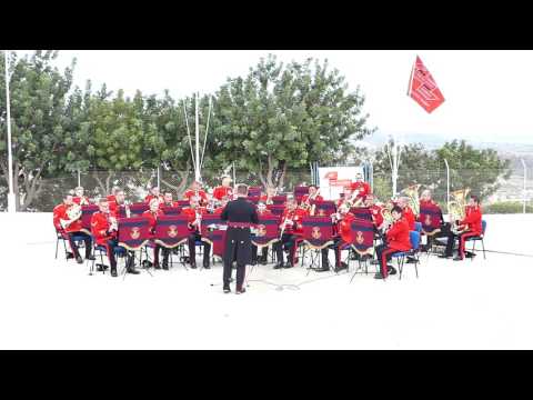 The Band of The Corps of royal Engineers at Pissouri Amphitheatre