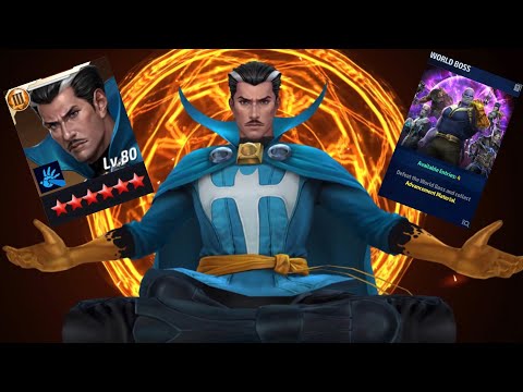 Lvl 80 Dr Strange in WBL (With Mini Rage Obelisk) - Marvel Future Fight