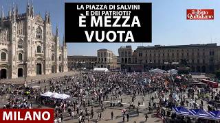 Cori anti-islam, critiche a Meloni: il racconto della piazza mezza vuota di Salvini e dei patrioti