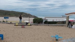 preview picture of video 'Praia das Maçãs Apples' Beach Sintra Portugal'