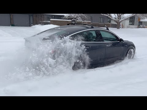 These Nokian Hakkapeliitta 10 Studded EV Winter Tires Transform Our Tesla Model 3 Into A Snowmobile!