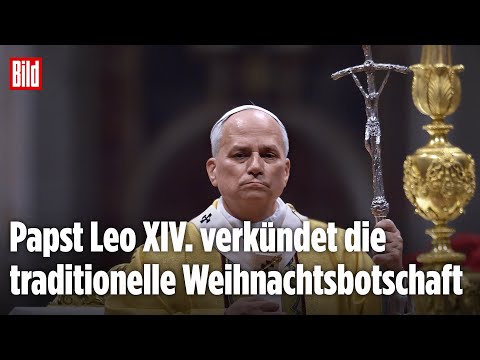 🔴 Papst Leo spricht Weihnachtssegen: „Urbi et Orbi“
