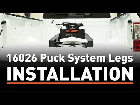 5th Wheel Hitch Install: CURT 16026 Puck System 5th Wheel Legs on a Nissan Titan