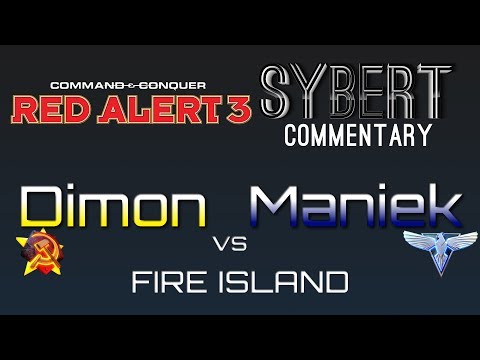 Dimon[S] vs Maniek[A] - Fire Island - Red Alert 3
