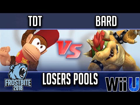 Frostbite 2018 Smash 4 Singles  LOSERS POOLS -  TDT (Diddy Kong) vs  Bard (Bowser)