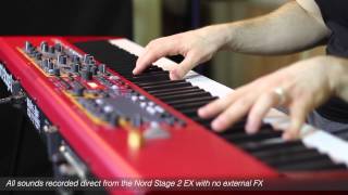 Video thumbnail for Nord Stage 2 EX Demo by Matt Cossey by Algam Benelux