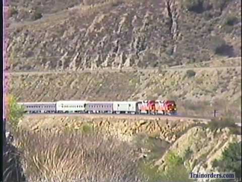 Classic Railroad Series 29 - ATSF, UP and SP in California March 1991
