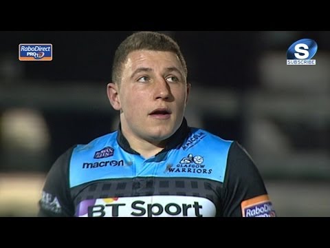 Duncan Weir 2nd Penalty - Glasgow Warriors v Ospreys 28th March 2014