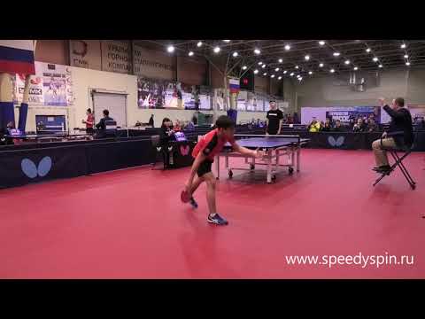 Katsman-Ahmetsafin.Teams finale, part 1.Russian Junior Table Tennis Championship 2019. FHD.