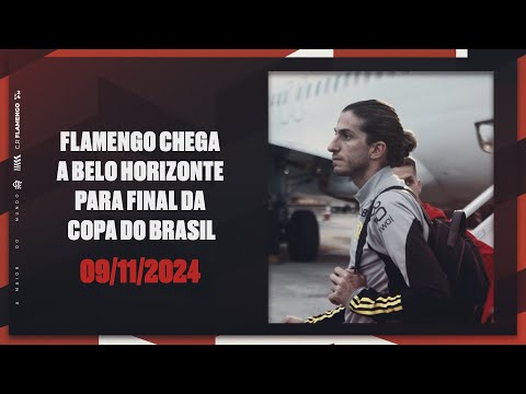 Flamengo arrives in Belo Horizonte for the final of the Copa do Brasil