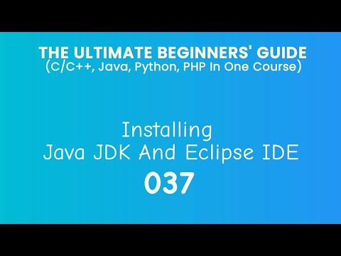 37 Installing Java Jdk And Eclipse Ide