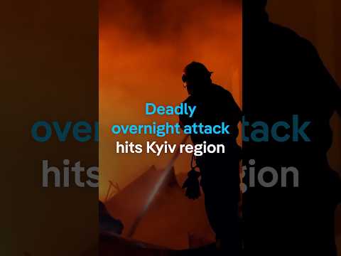 Deadly overnight attack hits Kyiv region | DW News
