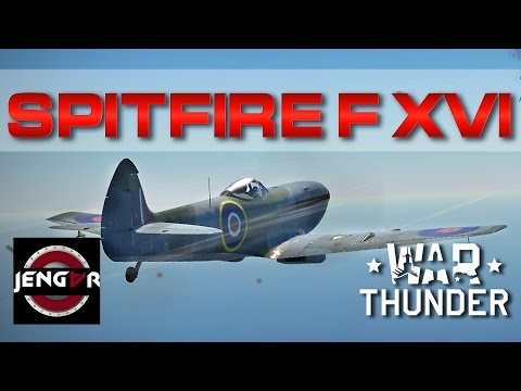 War Thunder Realistic: Spitfire F. Mk XVI [With Long5hot]