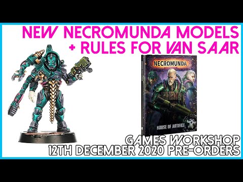 New Necromunda models and House of Artifice rulebook - Games Workshop Pre-Orders 12/12/2020