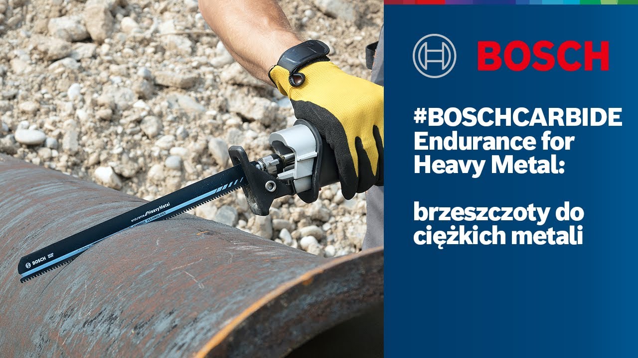Bosch Endurance for Heavy Metal: brzeszczoty do ciężkich metali