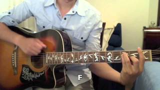 &quot;Standing In Front Of You&quot; - Kelly Clarkson (Beginner Guitar Cover) + Chords