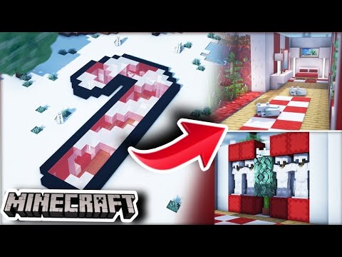 EPIC 2023 Candy Cane House Build 🍭| MUST WATCH Minecraft Idea!