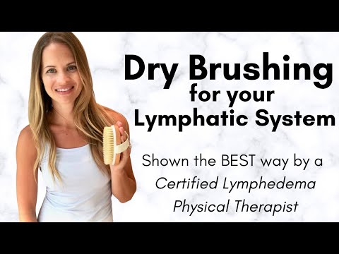 How to Do Lymphatic Drainage Safely by Dry Brushing