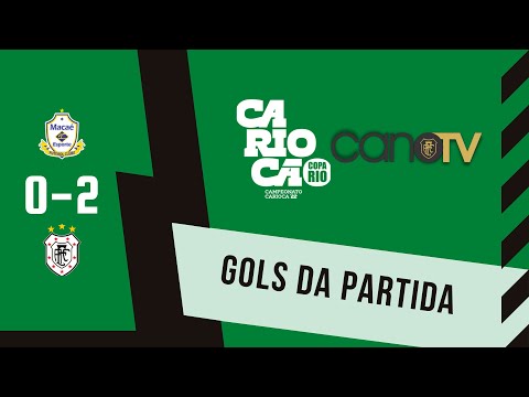 MACAÉ 0 X 2 AMERICANO - GOLS DA PARTIDA | COPA RIO 2022