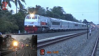 preview picture of video 'Aktivitas Kereta Api Keluar Masuk Stasiun Kutoarjo..!!!'
