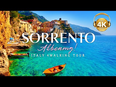 Sorrento 4K Walking Tour (Italy) - Tour with Captions & Immersive Sound [4K Ultra HD/60fps]