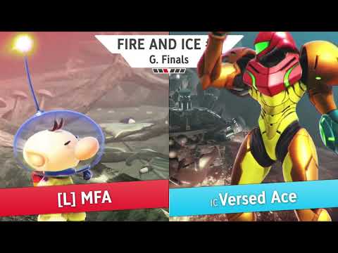 MFA (Olimar) vs Versed Ace (ROB, Samus, Dark Samus) - Fire and Ice #4 Grand Finals