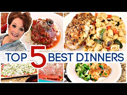 TOP 5 DINNER RECIPES BUDGET FRIENDLY FAMILY DINNERS!