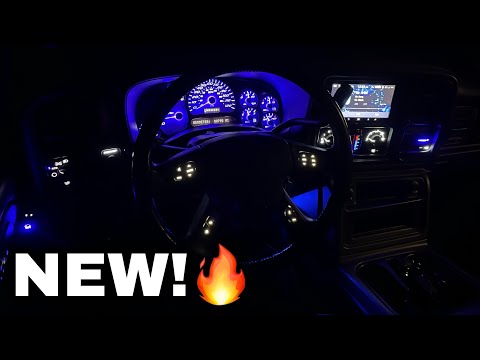 NEW CLUSTER + LED SWITCHES ON MY SILVERADO SS!