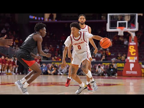 Boogie Ellis dazzles in debut as USC routs Cal State Northridge 89-49 to open 2021-22 season