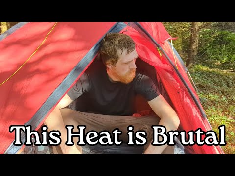 Moving camp on the HOTTEST day