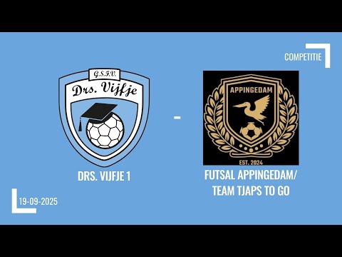Drs. Vijfje 1 - Futsal Appingedam 1 (19-9-2025)