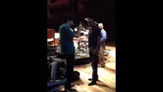 Aquiles Moraes toca para Wynton Marsalis