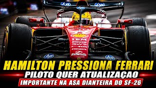 HAMILTON COBRA ATUALIZAÇÃO DA FERRARI | DIFERENÇA DA ASA DIANTEIRA | FORMULA 1