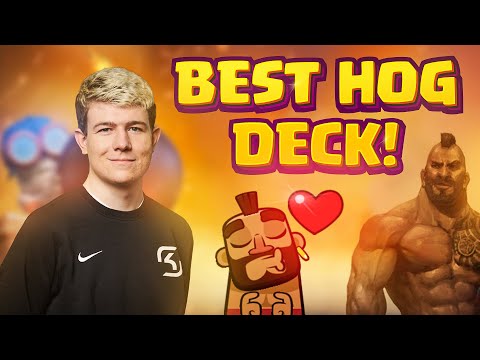 #1 HOGRIDER CYCLE DECK RIGHT NOW! TOP LADDER PUSH - Clash Royale