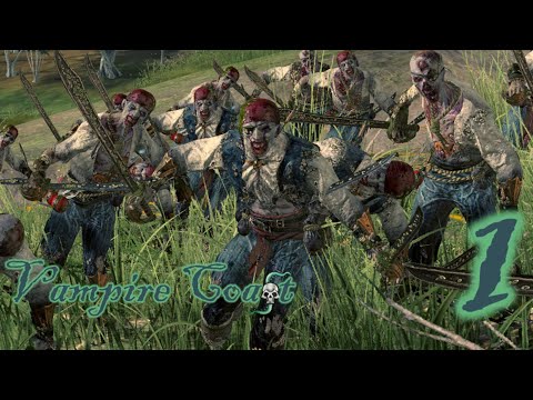 Let's Play Total War: WARHAMMER 2 Vampire Coast Part 1