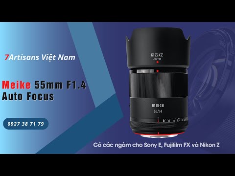 Meike 55mm F1.4 NEO có lấy nét tự động – Lens chân dung xóa phông