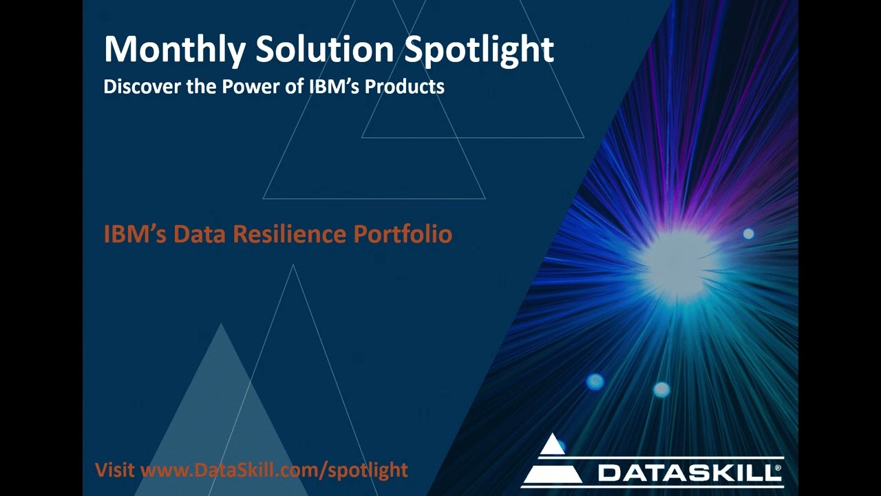 Solution Spotlight Podcast - IBM's Data Resilience Portfolio