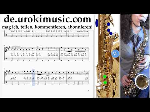 Saxophonunterricht Tenor Lele Pons - Celoso Noten Lernen um-i995