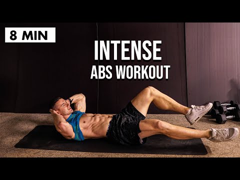 Bauchmuskeltraining zu Hause | 8 Minuten superintensives Core Burn✅