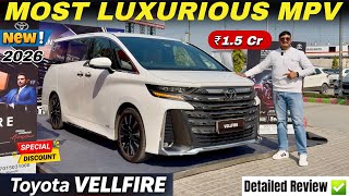 Toyota Vellfire Executive Lounge Detailed Review