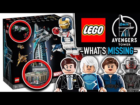 LEGO Marvel Avengers Tower - What & Who's MISSING...
