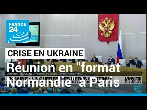 Crise ukrainienne : réunion en "format Normandie" à Paris, un outil efficace ? • FRANCE 24