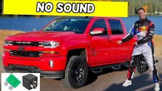 CHEVROLET SILVERADO WHY NO SOUND FROM RADIO SPEAKERS 2014 2015 2016 2017 2018 2019
