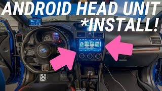 EASY! ANDROID (SEICANE) HEAD UNIT INSTALL | 2015 SUBARU WRX | 2016 2017 2018 PIONEER ALTERNATIVE