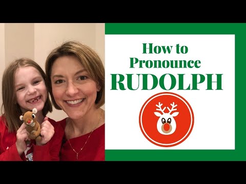 Learn How to Pronounce 🦌 RUDOLPH 🦌 - American English 🎄 Christmas 🎄 Pronunciation Lesson