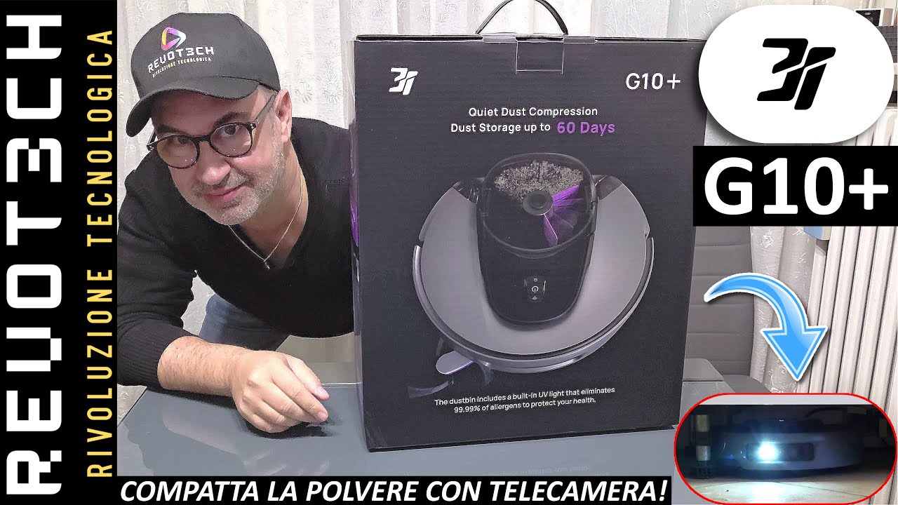 3i G10+. Il Robot AI che COMPATTA la Polvere con Telecamera (a poco più di 200€) - Review